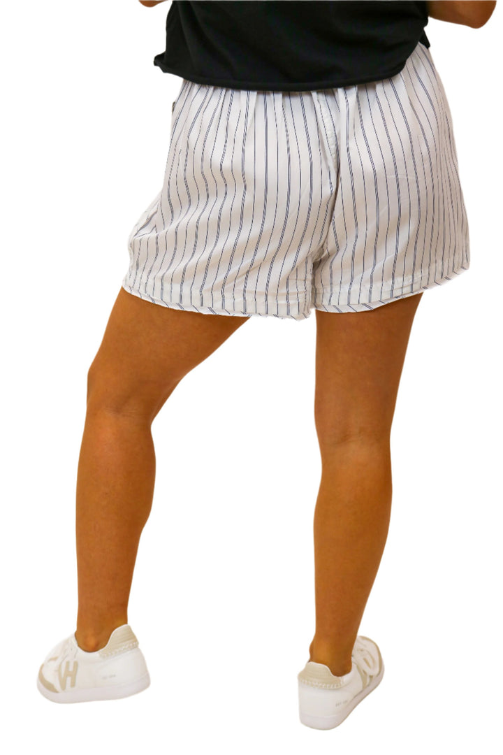 Day To Day Striped Boxer, Ivory Combo