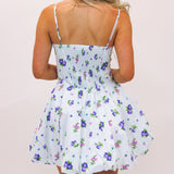 Spring Fling Mini Dress, Light Blue