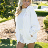 Ballie Ski Zip-Up Hoodie, Mountain Blue