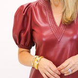 Hampton Mini Dress, Fired Brick
