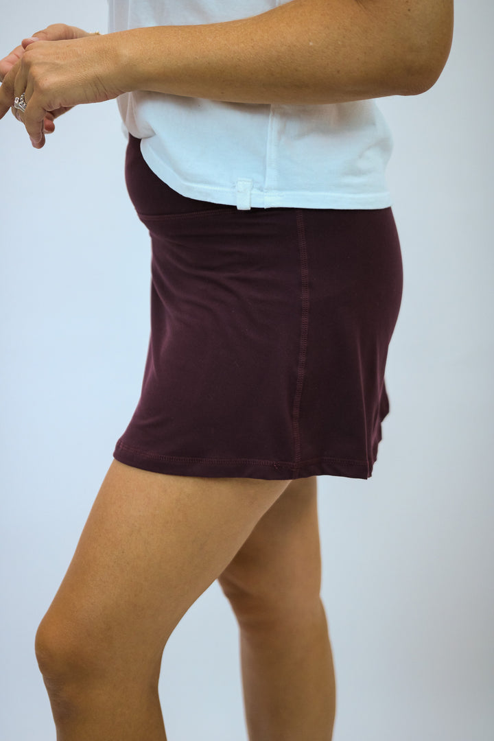 Ready for What's Next Skort, Maroon
