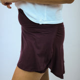 Get Your Move On Crossover Skort, Maroon