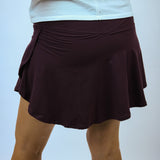 Get Your Move On Crossover Skort, Maroon