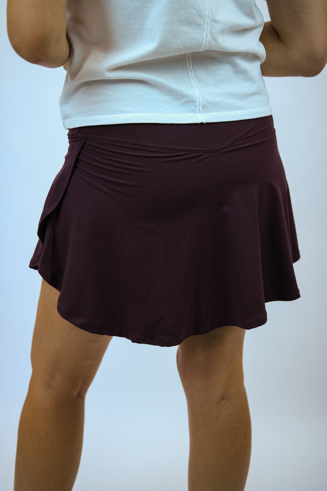 Get Your Move On Crossover Skort, Maroon