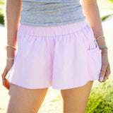 Get Your Flirt on Shorts, Powder Pink