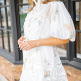 Softly Said Mini Dress, White