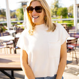 For The Best Sweater Vest, Cream