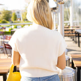 For The Best Sweater Vest, Cream