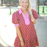 Fallin' In Love Dress, Maroon
