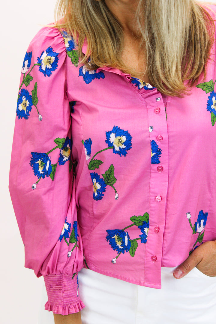 Springtime Melody Top, Pink
