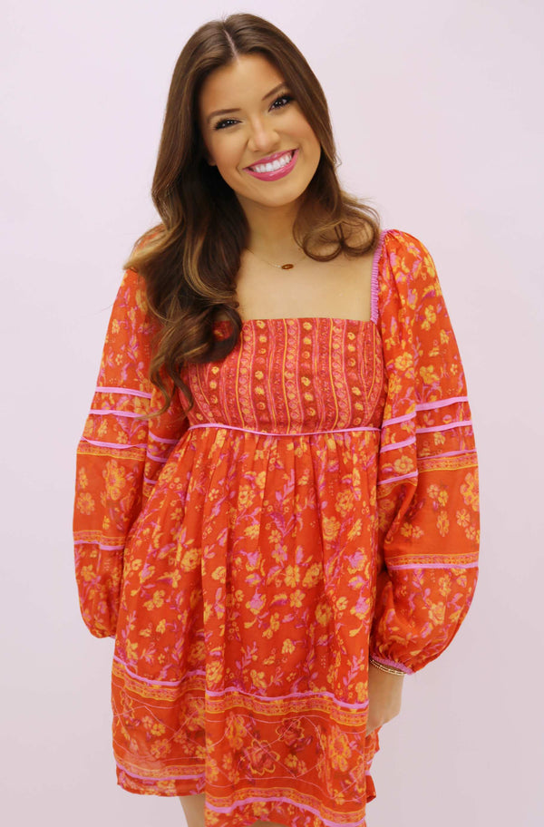 Endless Afternoons Dress, Chili Combo