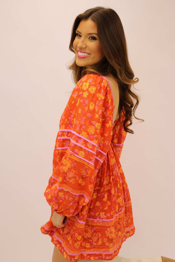 Endless Afternoons Dress, Chili Combo