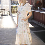 Picnic in Provence Midi Dress, Ecru