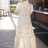 Picnic in Provence Midi Dress, Ecru