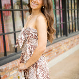Catwalk Mini Dress, Leopard