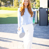 Libre Wide-Leg Jeans, Ivory