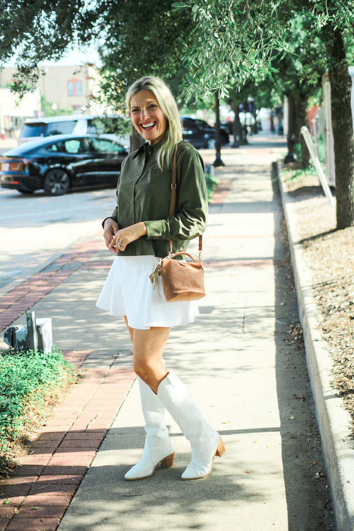 Theodora Shirt, Khaki