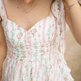 Early Dawn Maxi Dress, Pink Multi