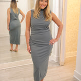 Mo Dress, Cloud Grey