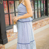 Picnic in Positano Dress, Navy