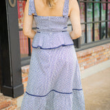 Picnic in Positano Dress, Navy