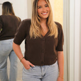 Janae Cardigan, Chocolate