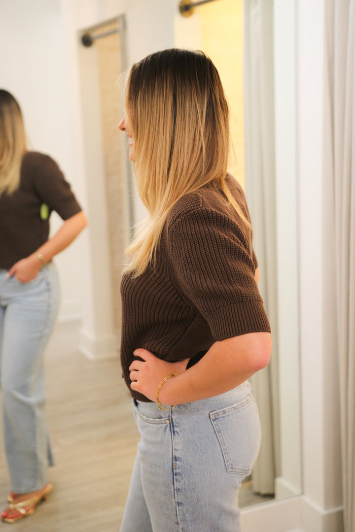 Janae Cardigan, Chocolate