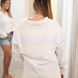 Rugby Brushed Fleece Henley, Lavender Ice