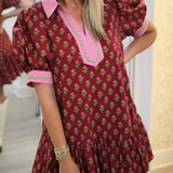 Fallin' In Love Dress, Maroon