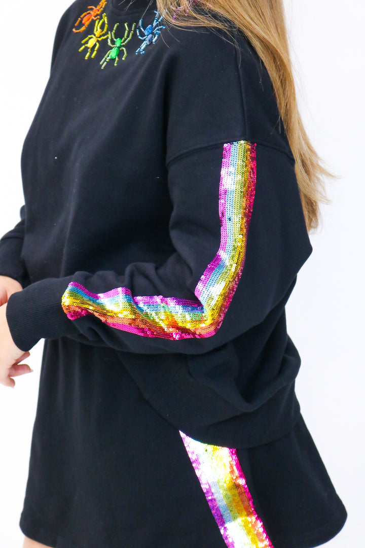 Rainbow Spiders Sweatshirt