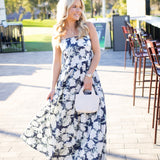 Navy Serenade Maxi Dress