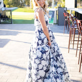 Navy Serenade Maxi Dress