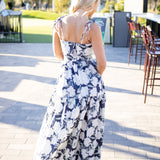 Navy Serenade Maxi Dress