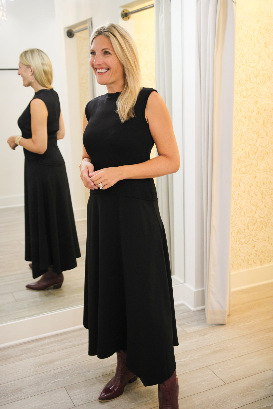Hadlee Elbise Dress, Black