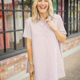 Coffee Date Mini Dress, Chocolate/Ivory