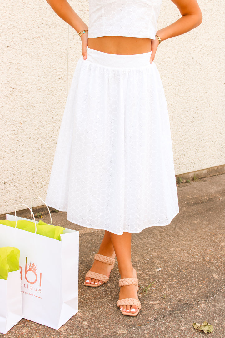Carlynn Skirt, White