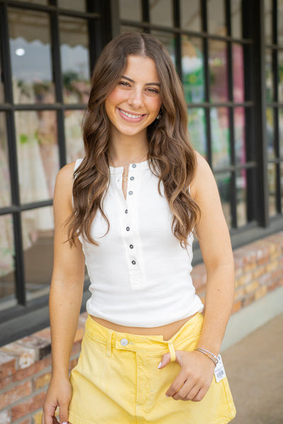 Jamie Henley Tank, Ivory