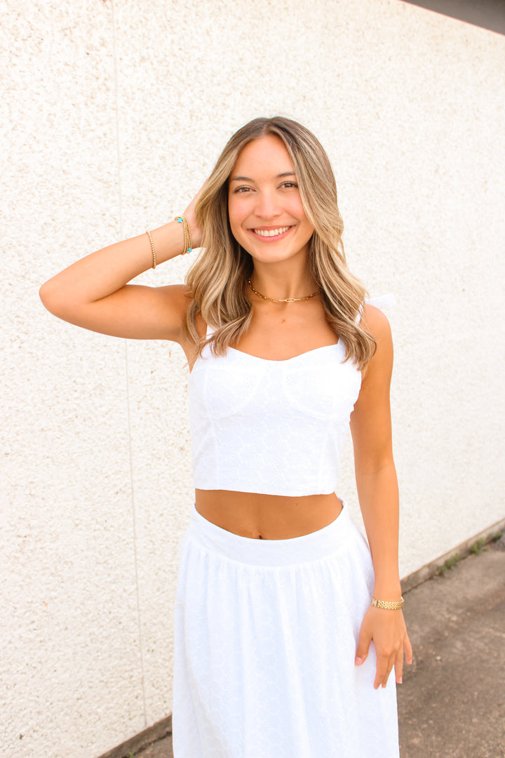 Carlynn Top, White
