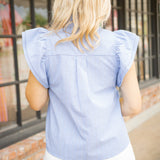 Opening Act Blouse, Blue