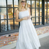 Balos Striped Maxi Dress, Natural