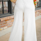 Spanxsupersmooth™ Easybreezy 360 Cotton Linen Super Wide Leg Pant, Ivory