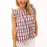 Charlie Top, Maroon Boots