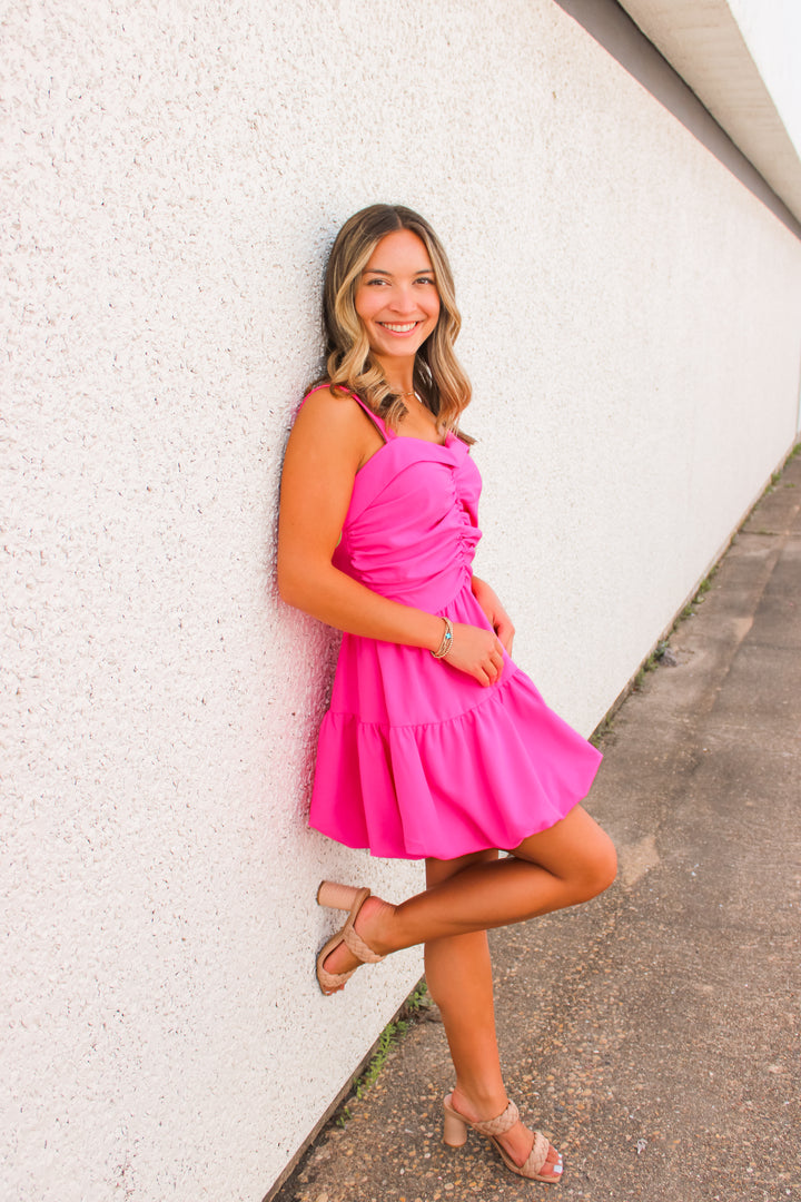 Pretty In Pink Dress, Shocking Pink