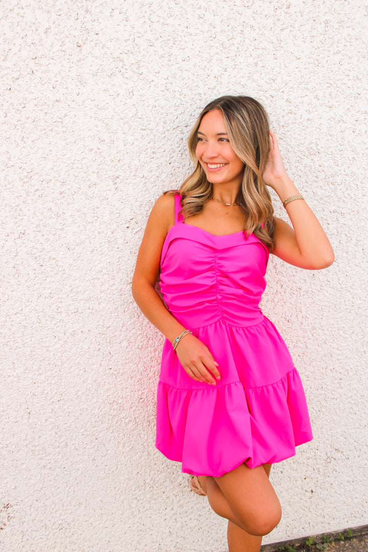 Pretty In Pink Dress, Shocking Pink