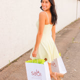 In The Right Places Dress, Creamy Lime