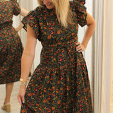 Cala Midi Dress, Winter Garden