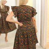 Cala Midi Dress, Winter Garden