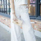 Daycation Twill Ankle Pant, Parchment