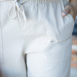Daycation Twill Ankle Pant, Parchment