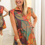 Leigh Dress, Geo Floral